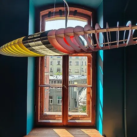 Artists Next To Gertrudes Church Inspired By Mexico Apartment Riga
